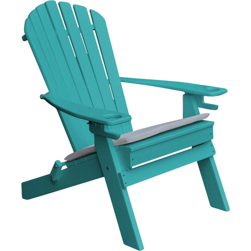 Highland Dunes Ashburt Plastic/Resin Folding Adirondack Chair & Reviews